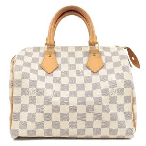 s l1600 Louis Vuitton Damier Azur Speedy 25 Hand Bag Boston Bag