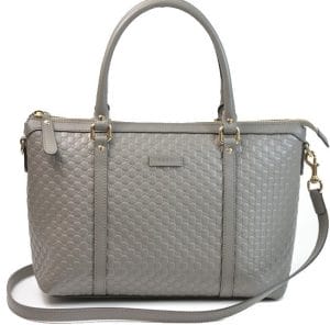 1 Celine Boogie Macadam Pattern Handbag GrayWhite