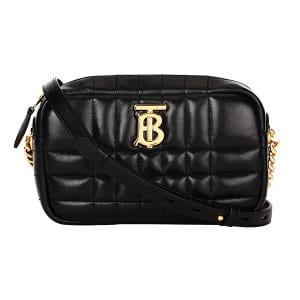 1 Burberry Roller Lola Mini Quilted Nappa Leather Black Shoulder Bag