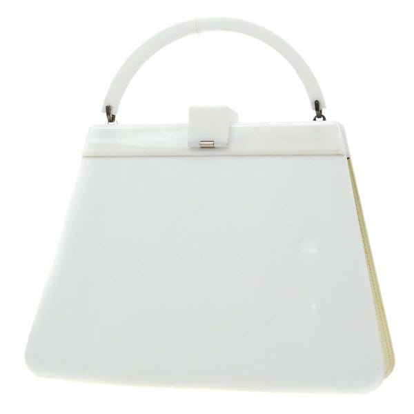 3 Louis Vuitton Night Clubber Hand Bag White Plastic