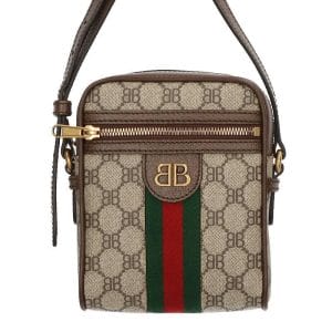 rinkan 15052 221108 0021 i 20221112110310 Balenciaga Gucci Zip Bag Hacker Canvas Jacquard Shoulder Bag