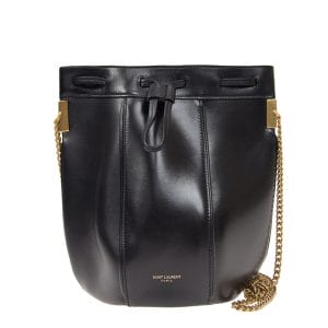 1 Saint Laurent Shoulder Bag Black Calf