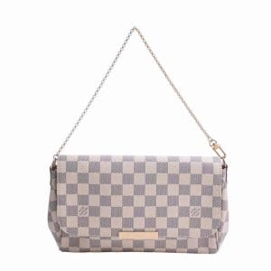 1 LOUIS VUITTON Flor Chain Clutch Bag Monogram