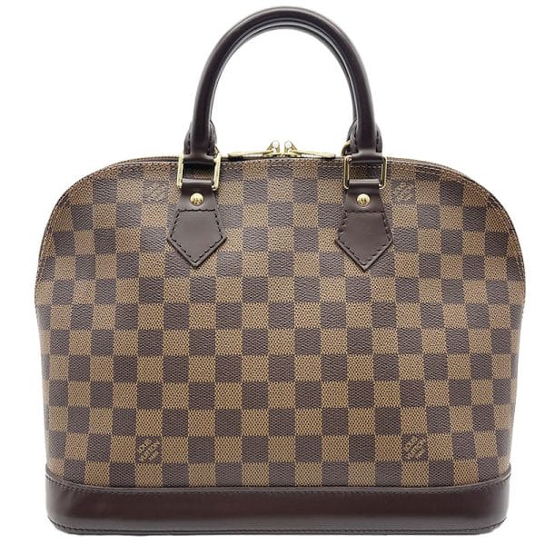 1 Louis Vuitton Alma Damier Canvas Handbag