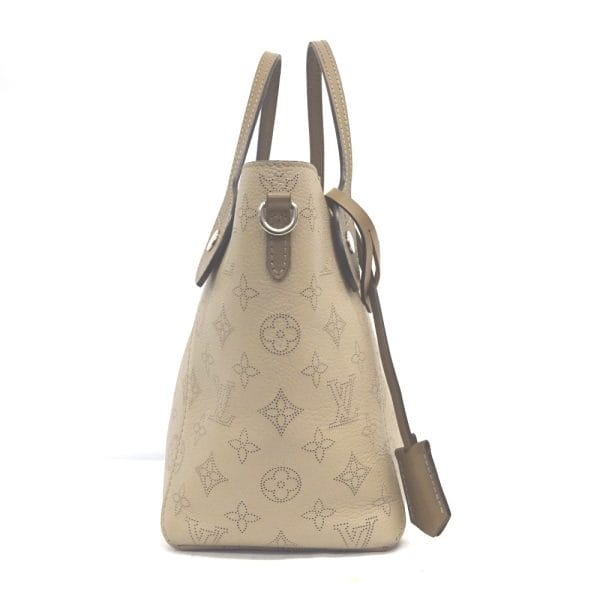 justbag04 Louis Vuitton Handbag 2way Leather Mahina Hina PM Magnolia Beige