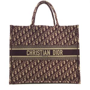 1 Dior Book Tote Oblique Bag Tote Bag Handbag Burgundy Bag