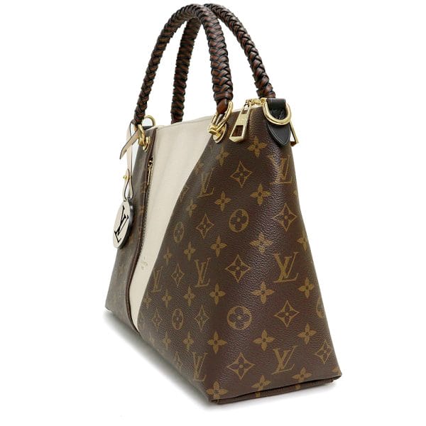 4 Louis Vuitton V Tote MM 2way Shoulder Bag Diagonal Monogram