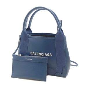 1 Balenciaga 2 Way Bag Shoulder Bag Navy