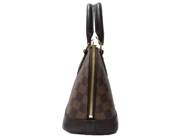 3 Louis Vuitton Alma BB Handbag Shoulder Bag Damier Ebene Brown