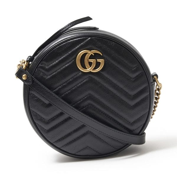 1 Gucci GG Shoulder Bag Black Marmont