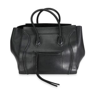 117644 fv 4f25c9a8 1277 49c1 ae75 1b6e9e3268f7 Celine Black Calfskin Medium Phantom Luggage Tote