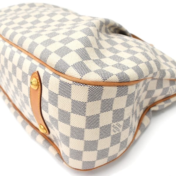 5000041884102308 6 Louis Vuitton Siracusa GM 2way Handbag Damier Azur Off White