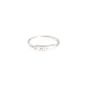 112797 fv 14K White Gold My Story Mrs ID Ring 001 ct