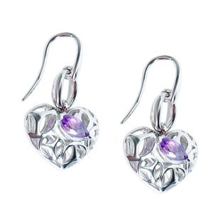 Di Modolo Ricamo Amethyst Drop Earrings in Plated Rhodium Retails for 295 Louis Vuitton Boite Flacon Makeup Case Monogram