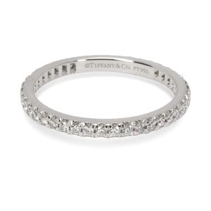 Tiffany  Co Soleste Diamond Eternity Band in Platinum 034 CT Loewe Puzzle bag small raspberry pink leather