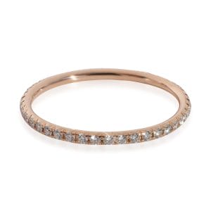 Tiffany  Co Metro Diamond Wedding Band in 18k Rose Gold 02 CTW Louis Vuitton Travel Note London Red