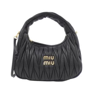 1 Miu Miu Storage Bag Matelasse Nero Black