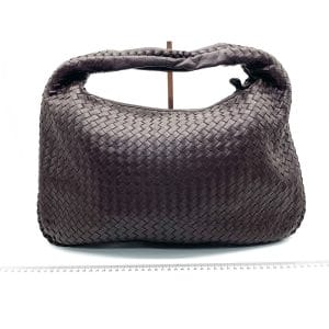 Bottega Veneta Bottega Veneta Intrecciato Hobo Bag Medium Chocolate Brown Lambskin leather