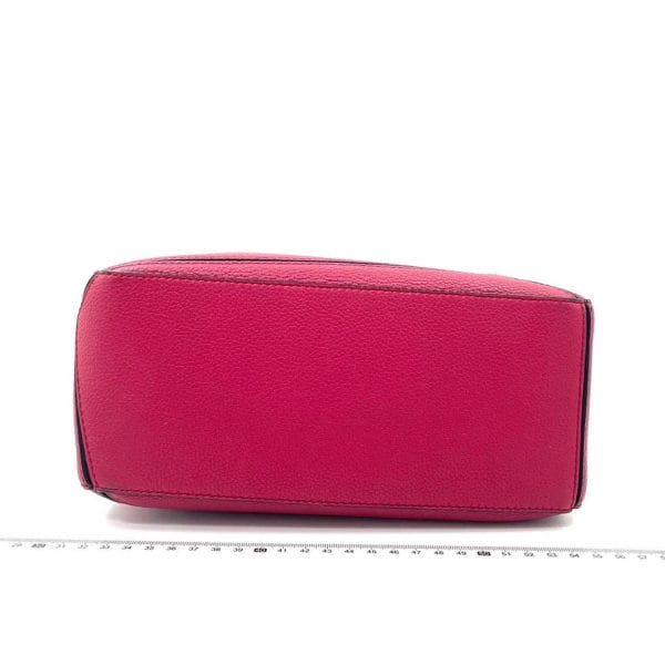 Pink Loewe Puzzle bag small raspberry pink leather