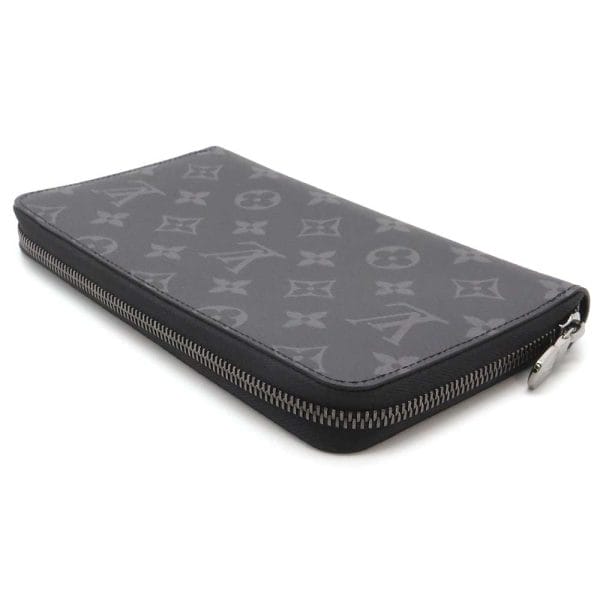 m82081 02 Louis Vuitton Long Wallet Monogram Eclipse Zippy Organizer NM M82081  Noir