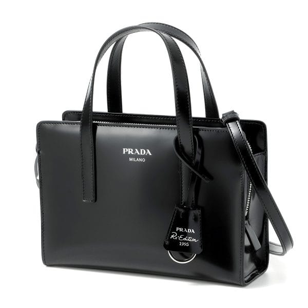 1ba357 oozo6 f000201 Prada 2way Shoulder Bag Black