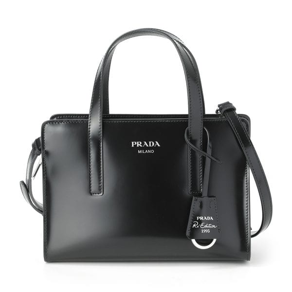 1ba357 oozo6 f000202 Prada 2way Shoulder Bag Black