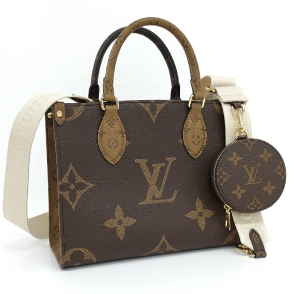 2000773257601092 1 Louis Vuitton On the Go PM 2WAY Shoulder Bag Monogram Reverse Giant