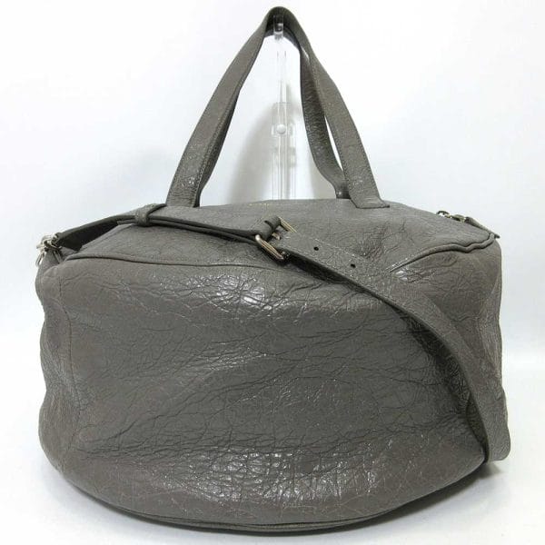 6 ot210725 2ta Balenciaga Air Hobo Boston Bag Gray