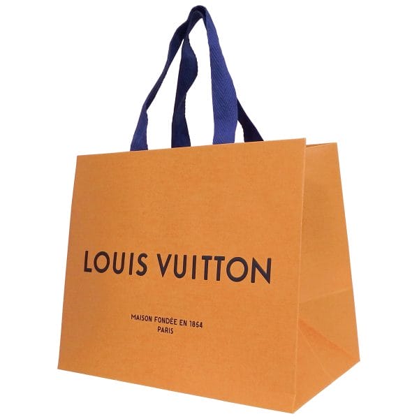 lv shps 252115a Louis Vuitton Shopper 1 Piece A Set Wrapping Gift Bag Orange