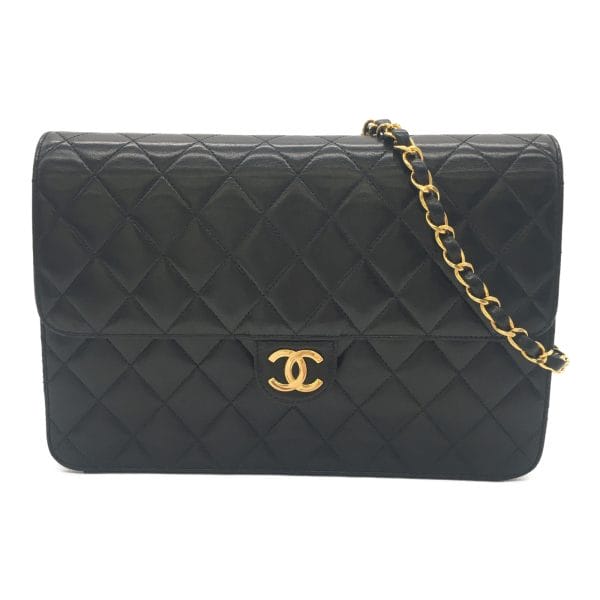 2101217989541 01 Chanel Matelasse Push Lock Bag Black