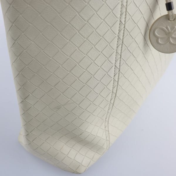 2230063007142 7 Bottega Veneta Intreccio Mirage Leather Tote Bag Ivory