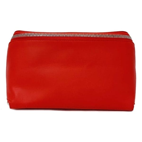 f17692 3 Bottega Veneta Hand Pouch Leather Red