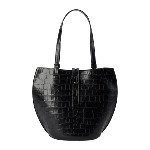 gfuzwb009904824 1 Furla Unica Leather Tote Bag Black