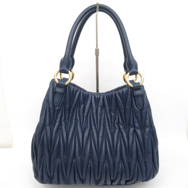 imgrc0079965668 Miumiu Leather 2way Bag Blue