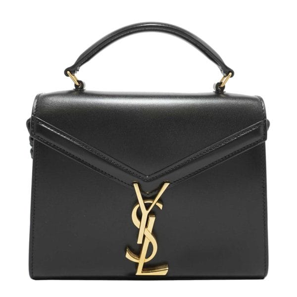 imgrc0082949385 Saint Laurent Cassand Top Handle Handbag Black