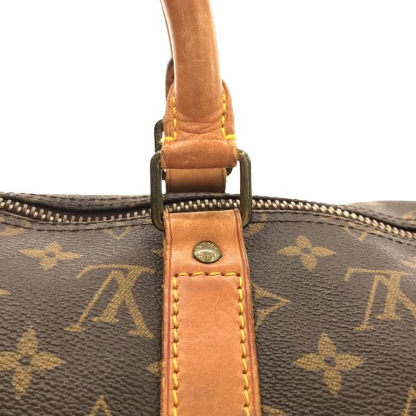 37214120 10 Louis Vuitton Keepall Monogram Canvas Boston Bag Brown