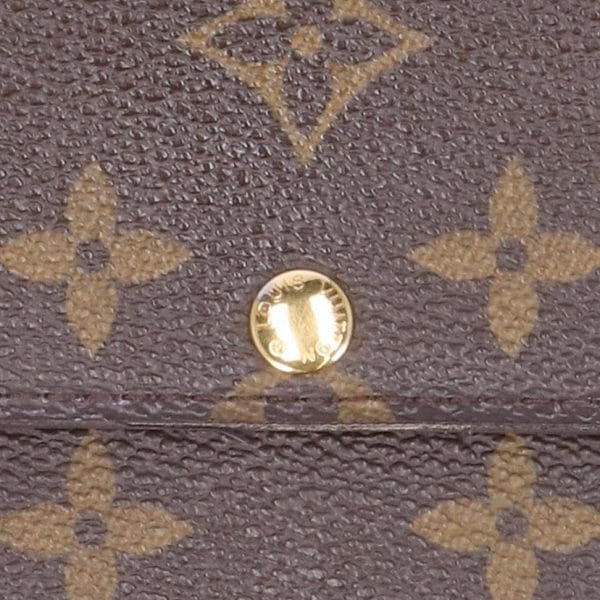 74537 8 Louis Vuitton Old Portefeuille Sarah Monogram Wallet Brown