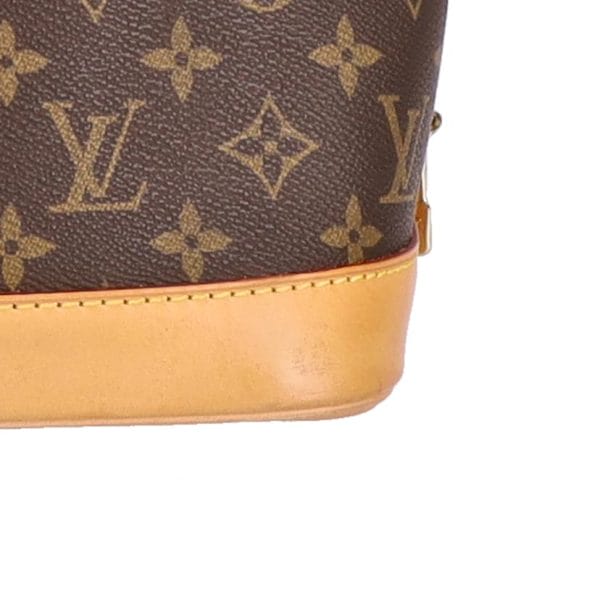 75916 8 Louis Vuitton Alma Monogram Handbag Brown