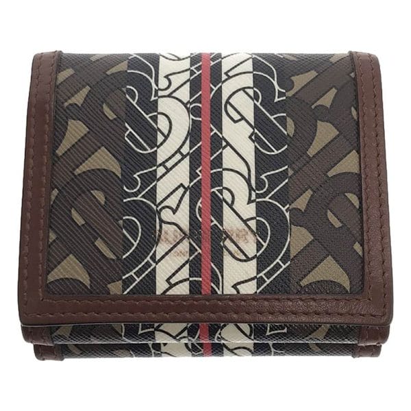 s12dubfyda3t 1 Burberry London Luna Tb Monogram Trifold Wallet Multicolor