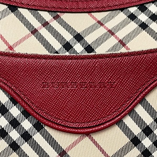 1017004116223 5 BURBERRY Nova Check Red One Shoulder Bag