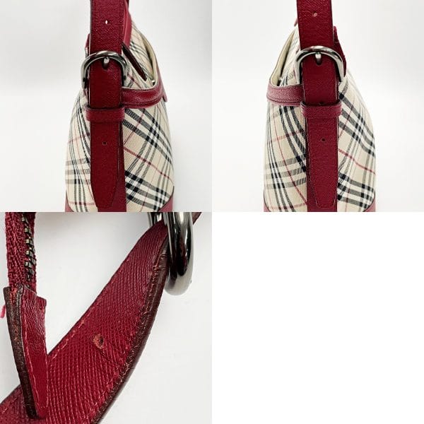 1017004116223 7 BURBERRY Nova Check Red One Shoulder Bag