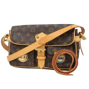 1240001054453 1 Louis Vuitton Recital Handbag Monogram Canvas Brown