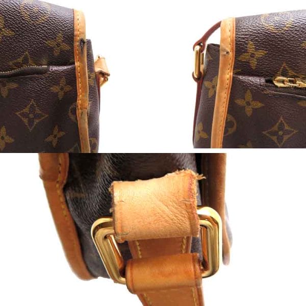 dh82810 7 Louis Vuitton Menilmontant MM Monogram Shoulder Bag Brown