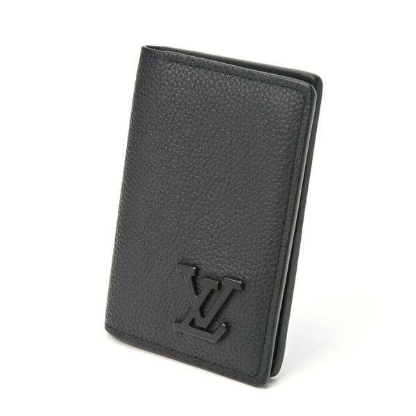 imgrc0102850022 Louis Vuitton Aerogram Organizer de Poche Grained Black