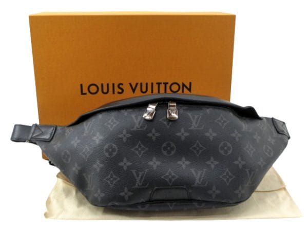 n47791 1 Louis Vuitton Monogram Eclipse Discovery Bum Bag Black