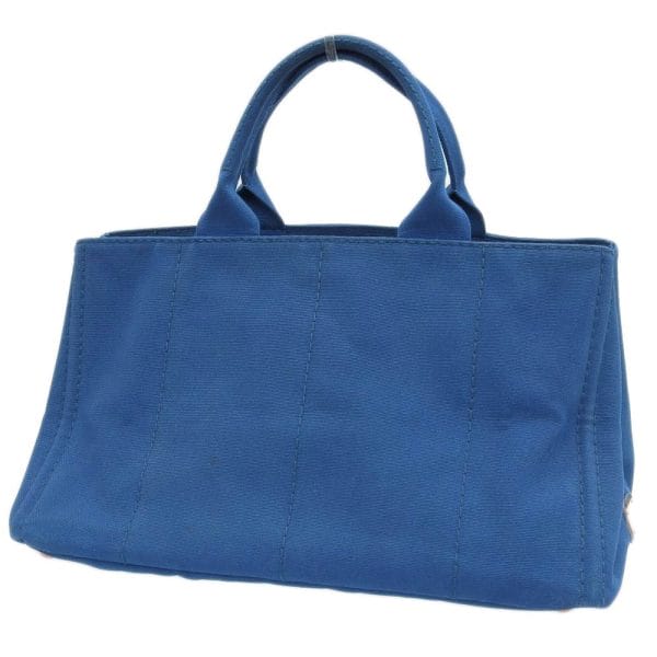 tk23b0726001 2 PRADA Canapa Tote Bag Blue Large