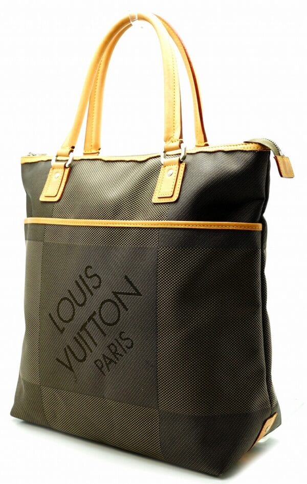 11610825 1 Louis Vuitton Cougar Tote Bag Damier Jean Brown