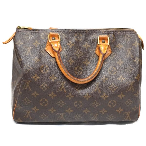 22 6835 2 Louis Vuitton Speedy 30 Handbag Bag Monogram Brown