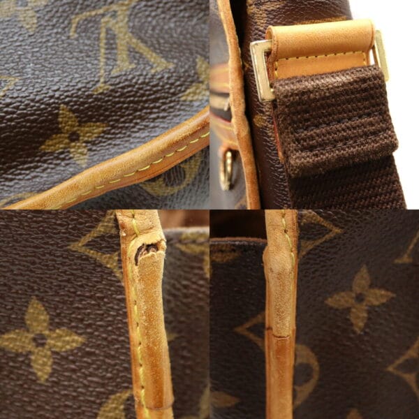 a23 8370 7 Louis Vuitton Messenger Bosfall PM Monogram Shoulder Bag Brown