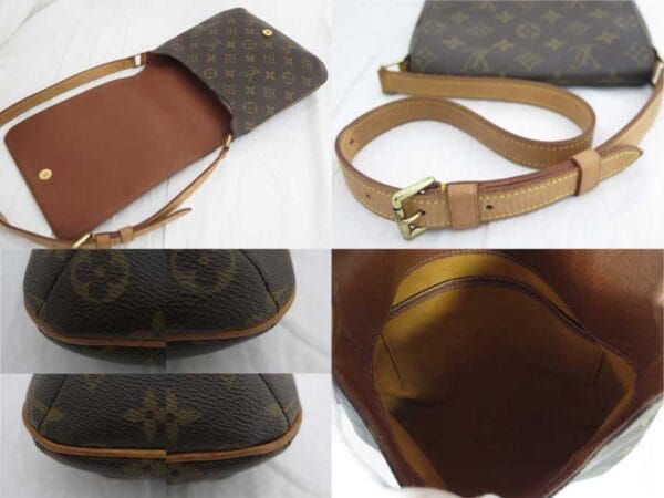 e46301e 2 Louis Vuitton Musette Salsa Monogram Canvas Shoulder Bag Brown